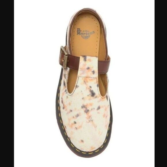 NIB Dr Martens calf hair t strap EU size 41 Mens 8 Womens 9 10 (run large) - Picture 6 of 9